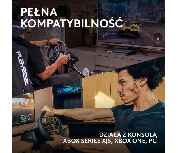 LOGITECH G923 Driving Force PC XBOX ONE / SERIES X S 941-000158 - 583224 - zdjęcie 8